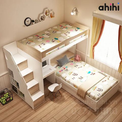 Giường tầng trẻ em Ahihi13 – Thiết kế đẹp, tiện nghi và gọn gàng