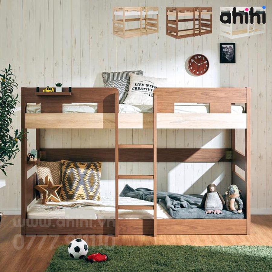 Giường tầng trẻ em Ahihi10 – Tối ưu không gian phòng bé