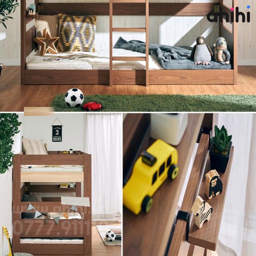 Giường tầng trẻ em Ahihi10 – Tối ưu không gian phòng bé