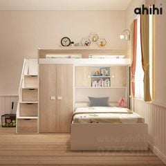 Giường tầng trẻ em Ahihi13 – Thiết kế đẹp, tiện nghi và gọn gàng