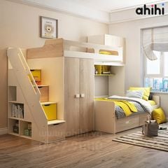 Giường tầng trẻ em Ahihi13 – Thiết kế đẹp, tiện nghi và gọn gàng