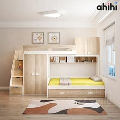 Giường tầng trẻ em Ahihi13 – Thiết kế đẹp, tiện nghi và gọn gàng