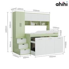 Giường tầng thấp ahihi222 -  Tối ưu không gian cho Bé