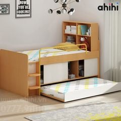 Giường tầng thấp Ahihi216 cho bé | Thiết kế tiện dụng