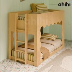 Giường tầng thấp ahihi219 cho bé | Thiết kế nhà nhỏ độc đáo