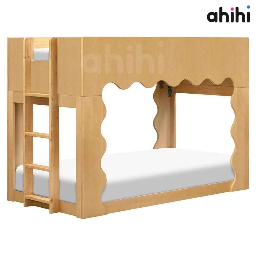 Giường tầng thấp ahihi219 cho bé | Thiết kế nhà nhỏ độc đáo