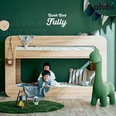 Giường tầng thấp ahihi204 - Thiết kế bo tròn độc đáo