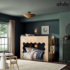 Giường tầng thấp ahihi241 cho bé | Thiết kế nhà nhỏ độc đáo