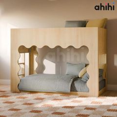 Giường tầng thấp ahihi241 cho bé | Thiết kế nhà nhỏ độc đáo