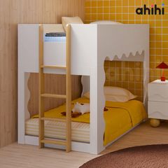 Giường tầng thấp ahihi241 cho bé | Thiết kế nhà nhỏ độc đáo