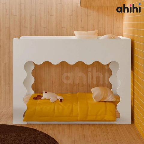 Giường tầng thấp ahihi241 cho bé | Thiết kế nhà nhỏ độc đáo