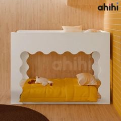 Giường tầng thấp ahihi241 cho bé | Thiết kế nhà nhỏ độc đáo