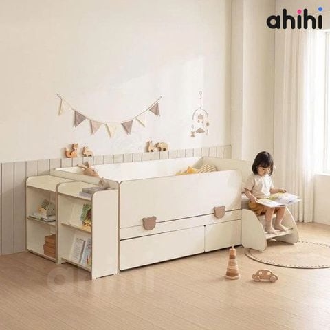 Giường tầng thấp ahihi245 cho bé | Giường kéo đa năng