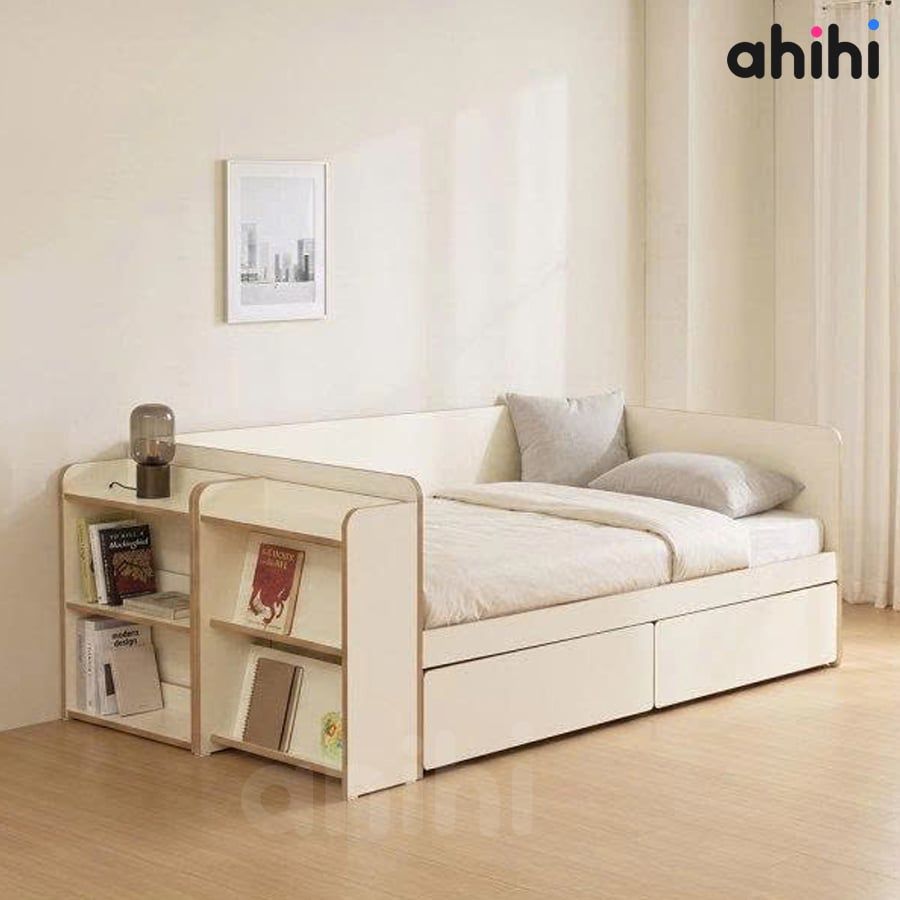 Giường tầng thấp ahihi245 cho bé | Giường kéo đa năng