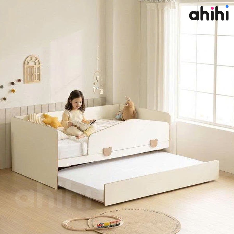 Giường tầng thấp ahihi245 cho bé | Giường kéo đa năng