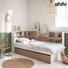 Giường tầng thấp Ahihi211 – Thiết kế thông minh, an toàn cho bé