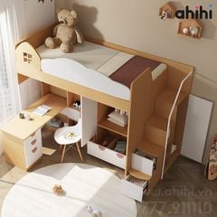 Giường tầng trẻ em Ahihi11 – Không gian ngủ và học tập tiện nghi