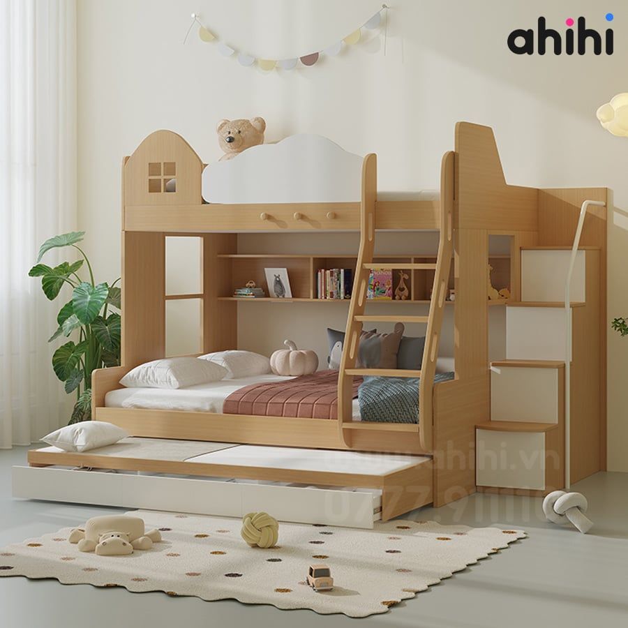 Giường tầng trẻ em đa năng ahihi01