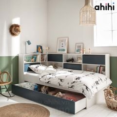 Giường tầng thấp Ahihi211 – Thiết kế thông minh, an toàn cho bé