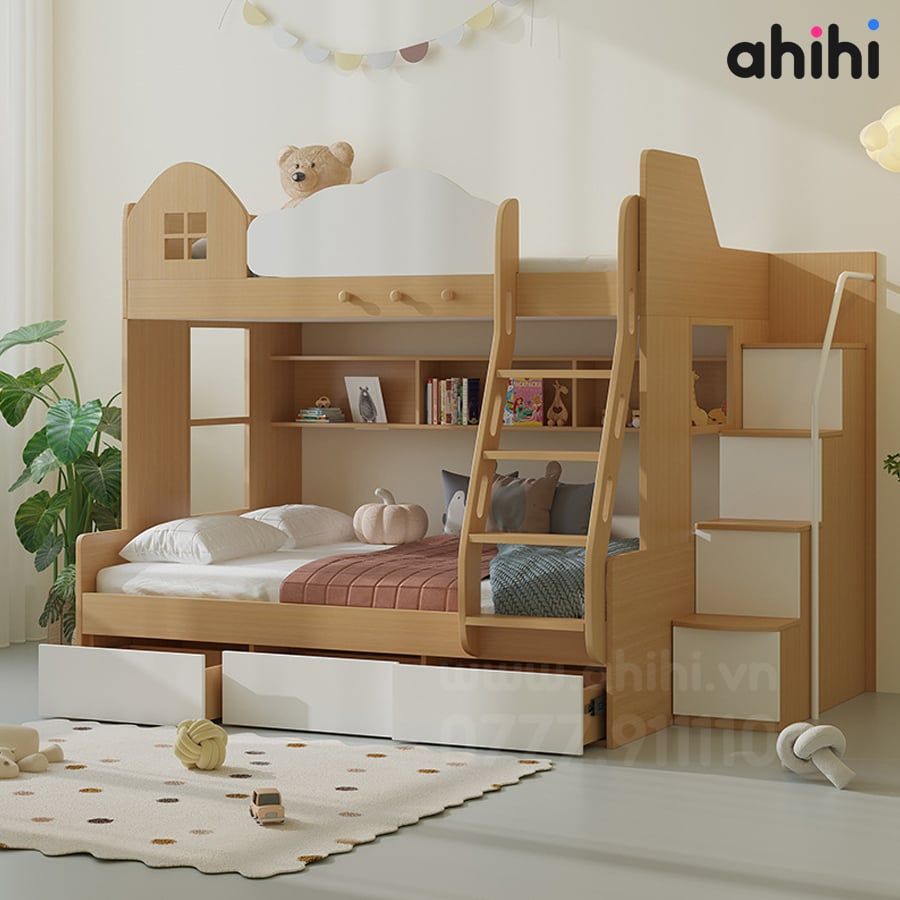 Giường tầng trẻ em đa năng ahihi01