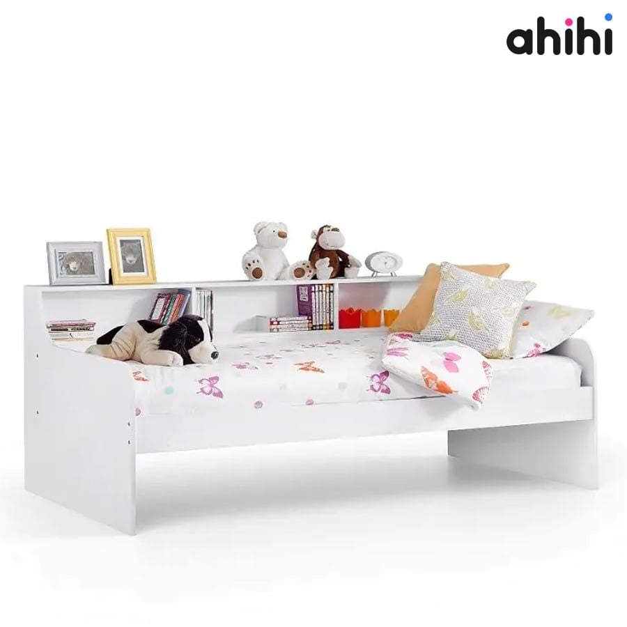 Giường tầng thấp Ahihi214 – Giường ngủ trẻ em hiện đại, tối ưu không gian