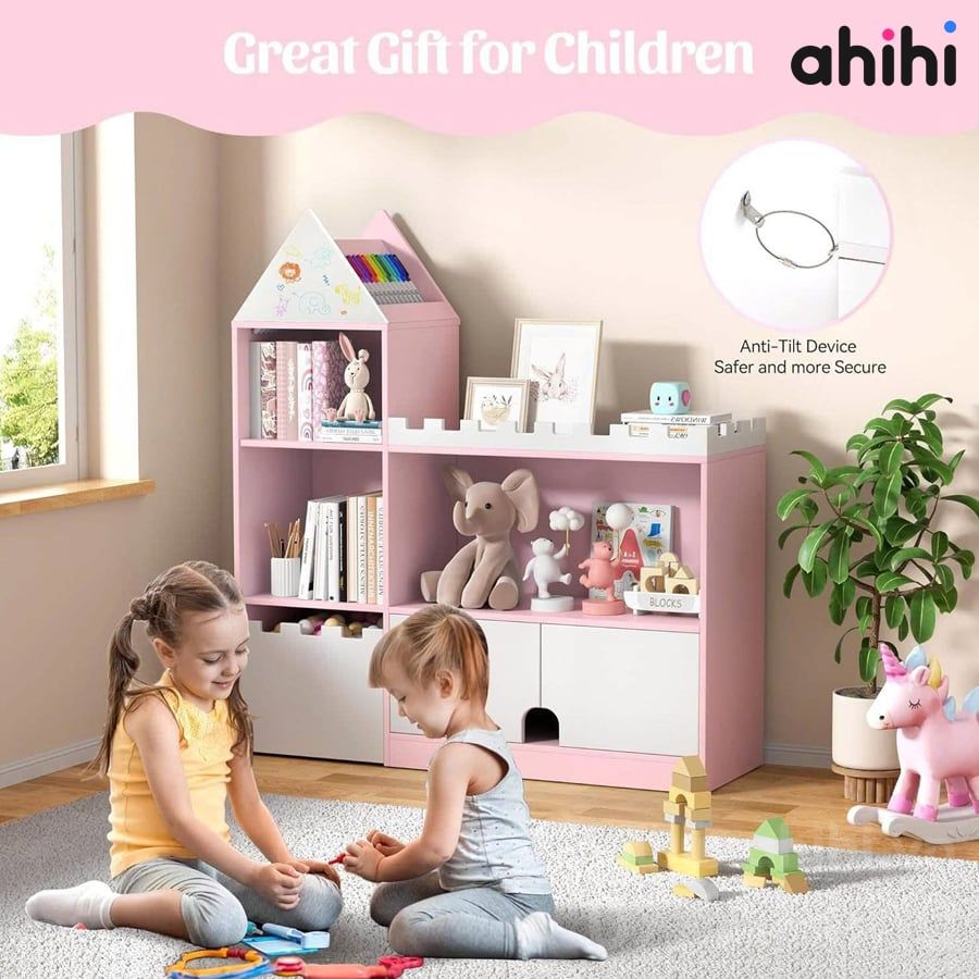 Kệ sách Ahihi710 – Kệ sách lâu đài cho bé