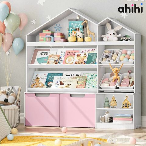 Kệ sách Ahihi709 – Kệ sách cho bé giúp không gian học tập luôn ngăn nắp