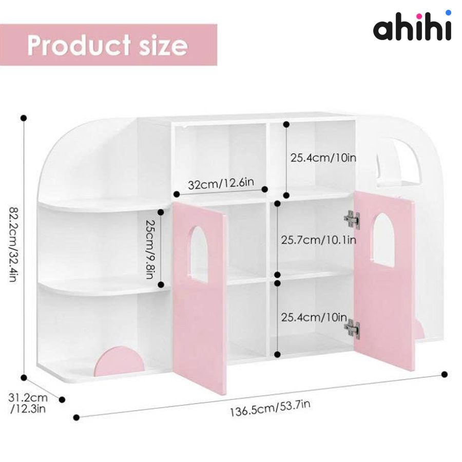Kệ sách Ahihi711 – Kệ sách cho bé đẹp, tiện dụng, tối ưu không gian