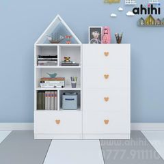 Kệ sách Ahihi709 – Kệ sách cho bé giúp không gian học tập luôn ngăn nắp