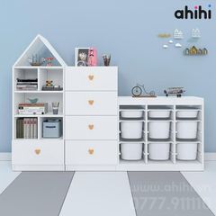 Kệ sách Ahihi709 – Kệ sách cho bé giúp không gian học tập luôn ngăn nắp