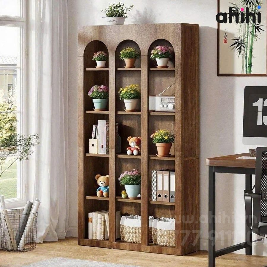 Kệ sách Ahihi705 – Kệ sách cho bé đẹp, tiện dụng, hiện đại
