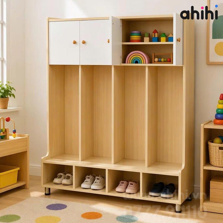 Kệ sách Ahihi704 - hiện đại và dễ sử dụng