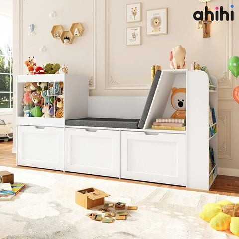 Kệ sách Ahihi712 – Kệ sách cho bé tạo điểm nhấn cho không gian sống