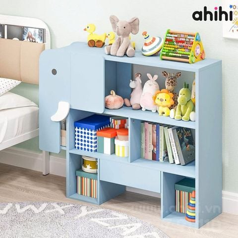 Kệ sách cho bé Ahihi714 hình chú voi – Góc đọc sách đáng yêu cho bé