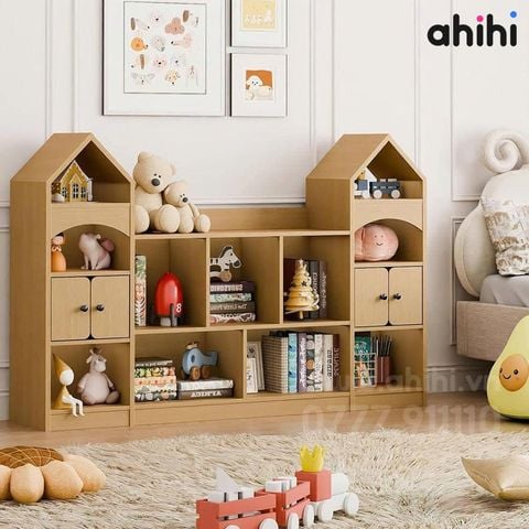 Kệ sách cho bé Ahihi716 hình ngôi nhà