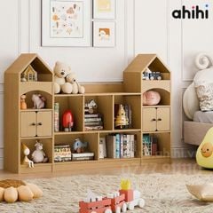 Kệ sách cho bé Ahihi716 hình ngôi nhà