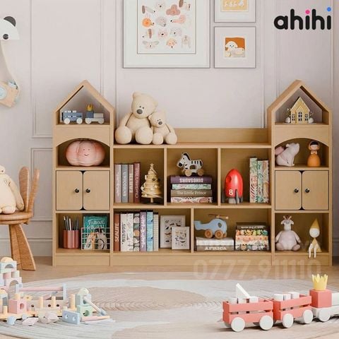 Kệ sách cho bé Ahihi716 hình ngôi nhà