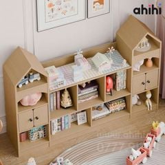 Kệ sách cho bé Ahihi716 hình ngôi nhà
