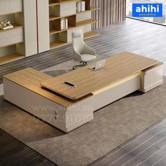 Bàn giám đốc hiện đại Ahihi102 – Gỗ cao cấp, sang trọng, tinh tế