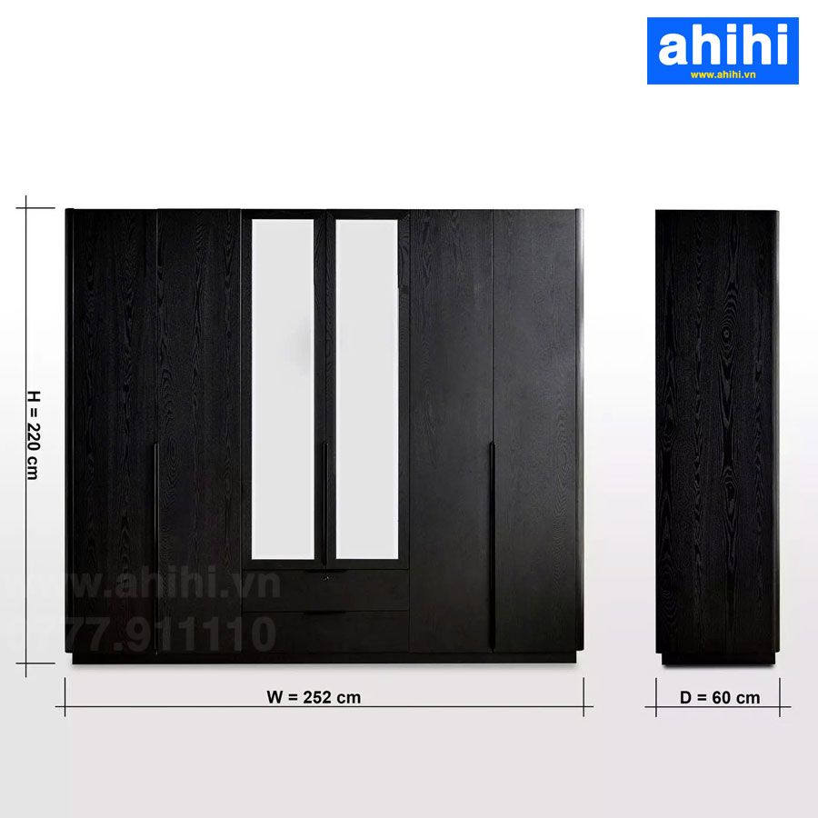 Tủ quần áo ahihi cao cấp A143