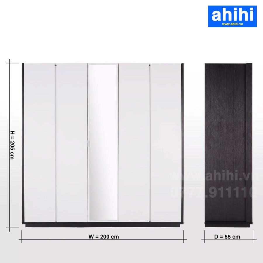 Tủ quần áo ahihi cao cấp A134