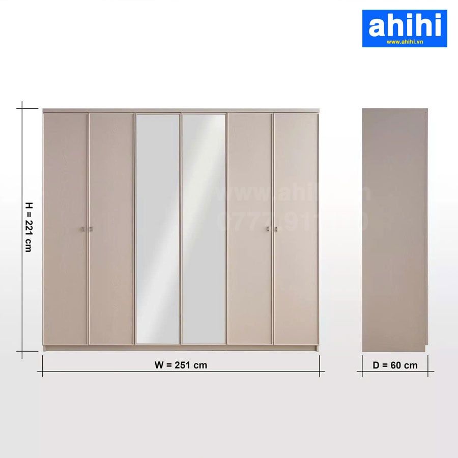 Tủ quần áo ahihi cao cấp A136