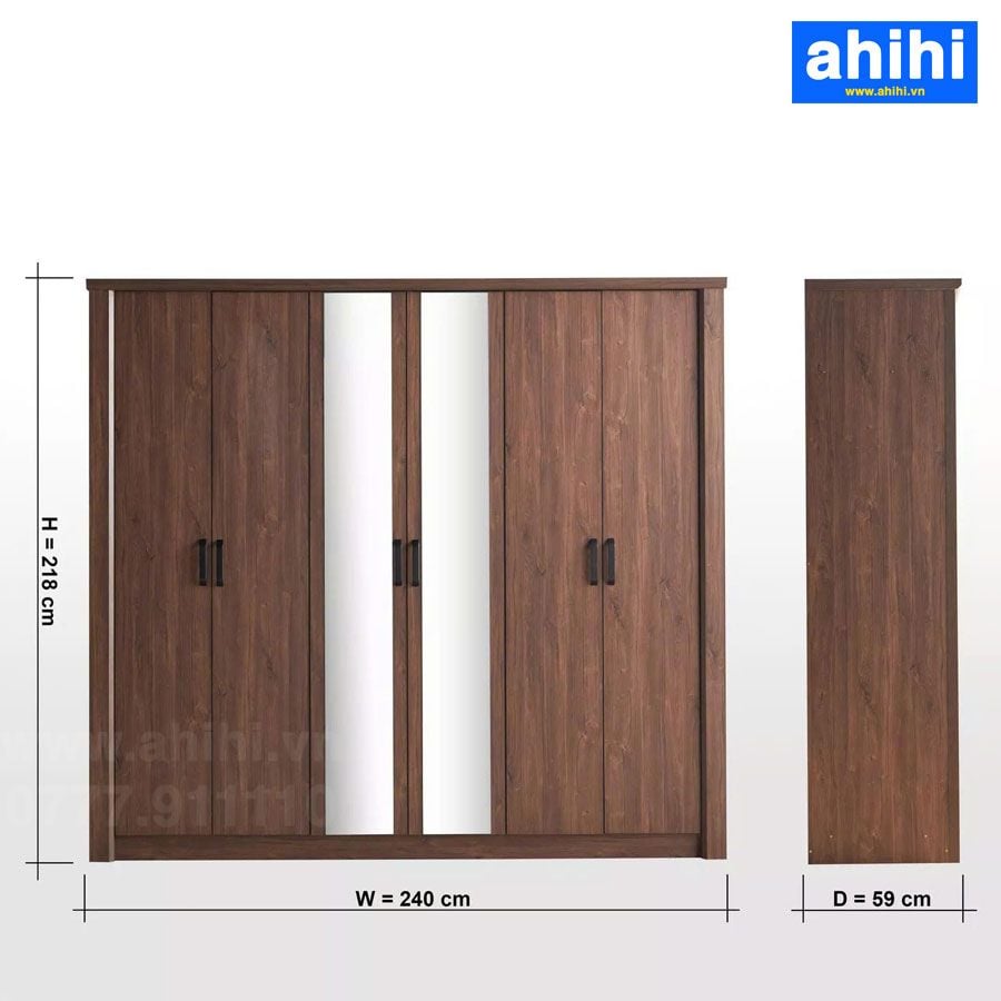 Tủ quần áo ahihi cao cấp A124