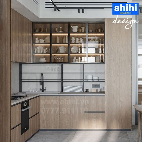 Tủ bếp ahihi cao cấp A218