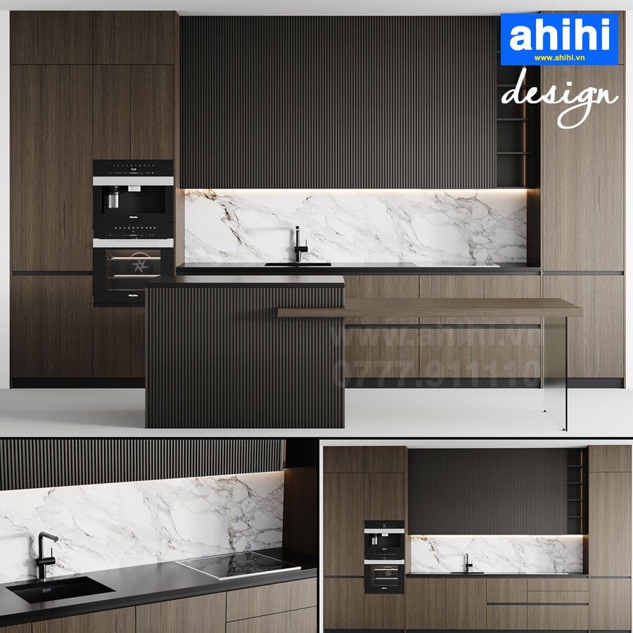 Tủ bếp ahihi cao cấp A210