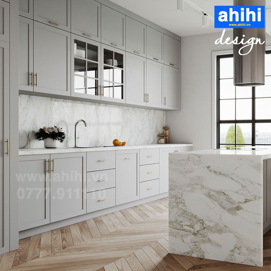 Tủ bếp ahihi cao cấp A201