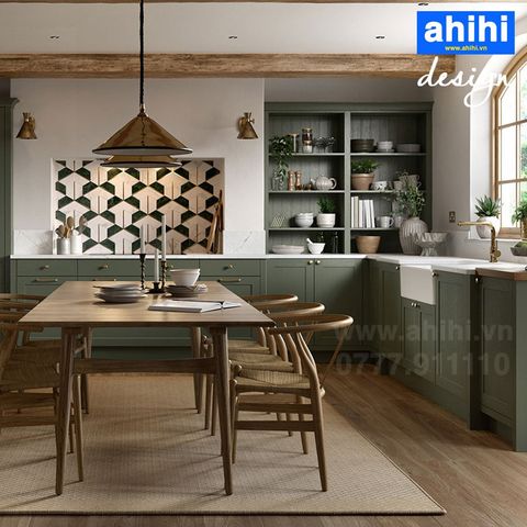 Tủ bếp ahihi cao cấp A223