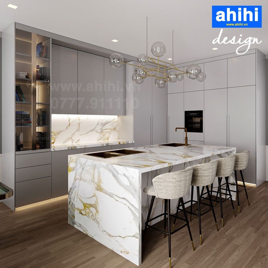 Tủ bếp ahihi cao cấp A224