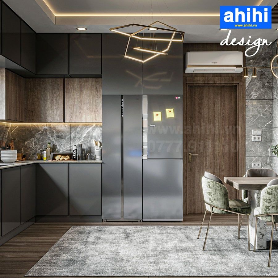 Tủ bếp ahihi cao cấp A225