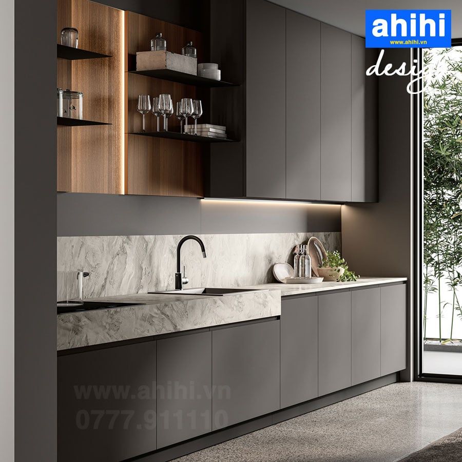 Tủ bếp ahihi cao cấp A216